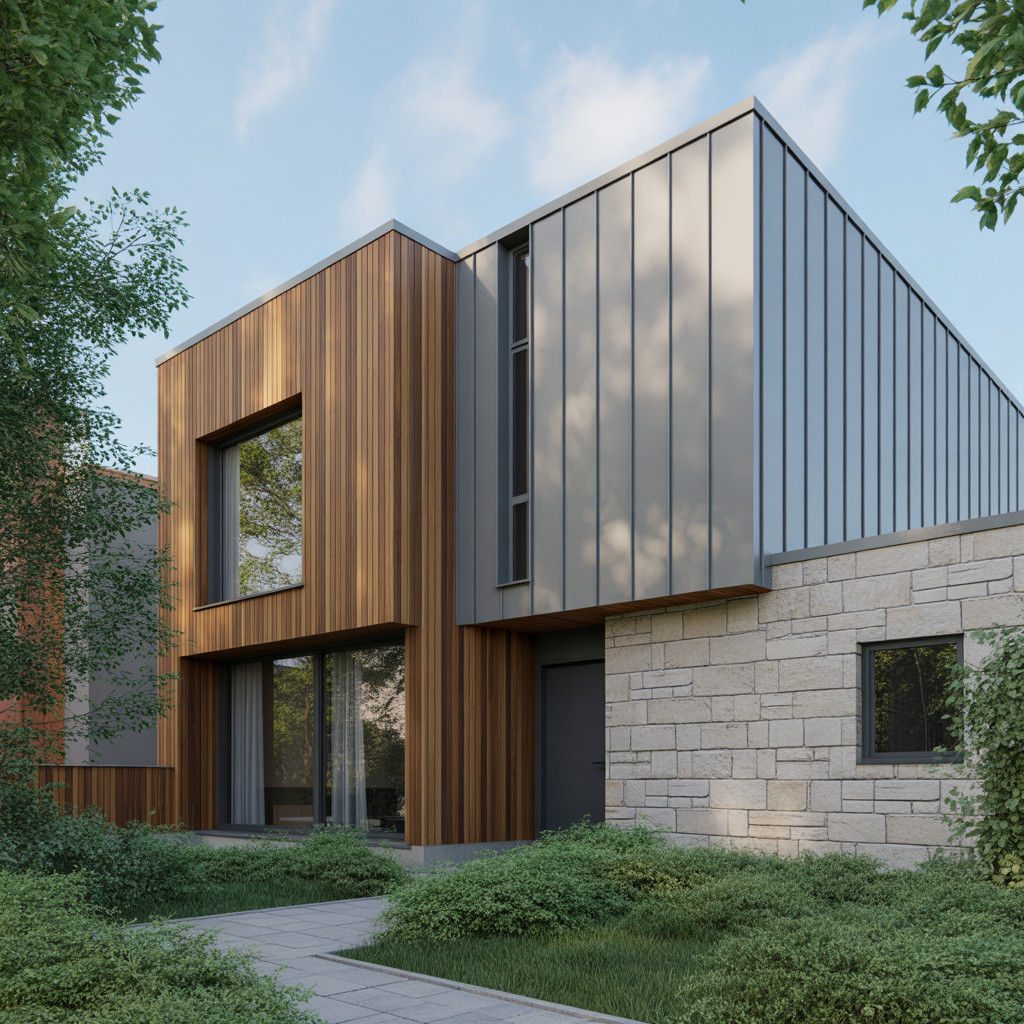 10.Hur kan du kombinera olika byggmaterial for en unik fasad