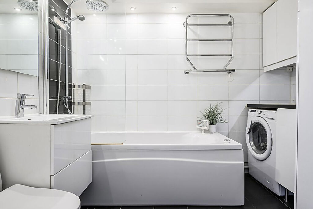 Totalrenovering badrum fritidshus. Uppsala Boländerna