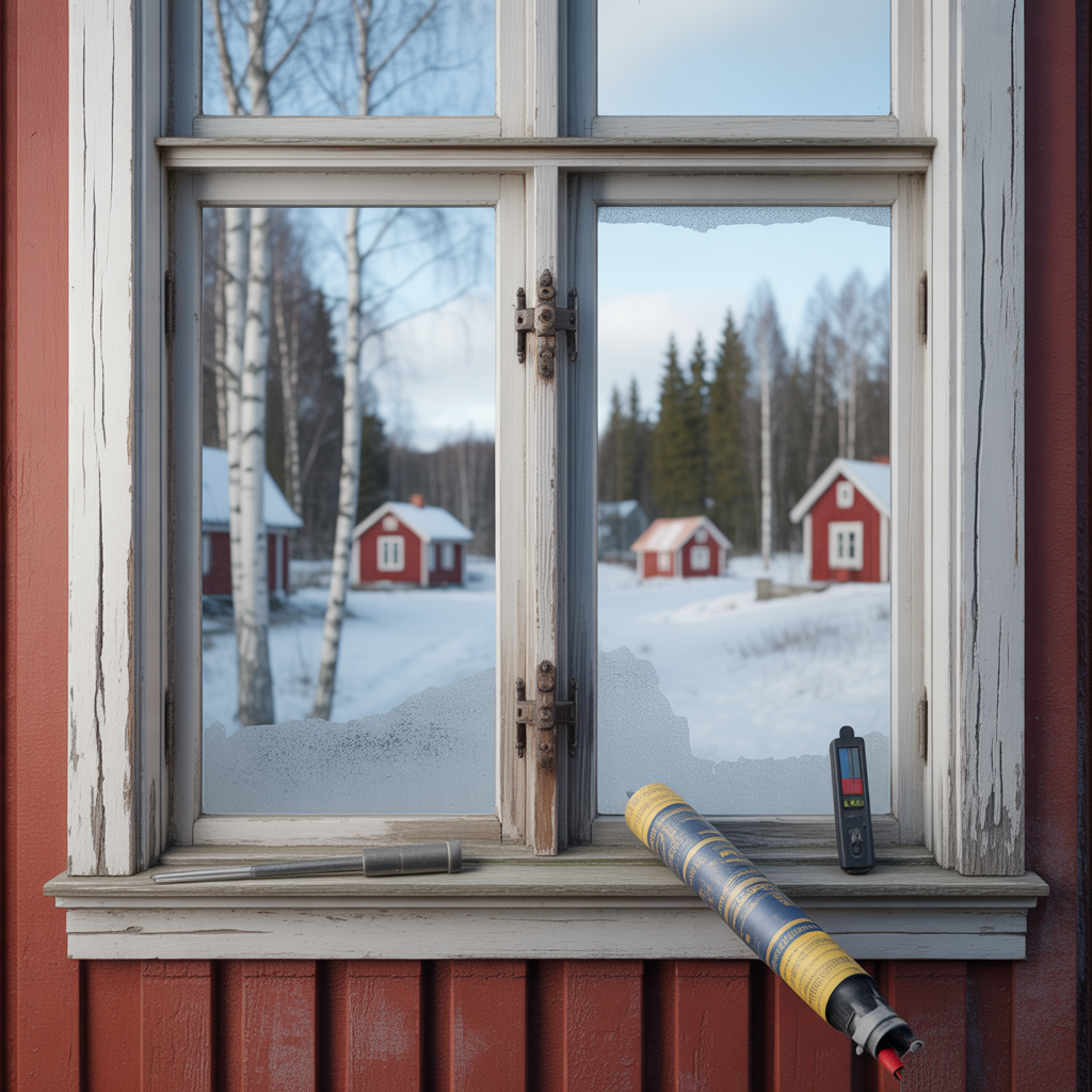 felsokning av dragiga fonster i aldre hus orsaker och atgard