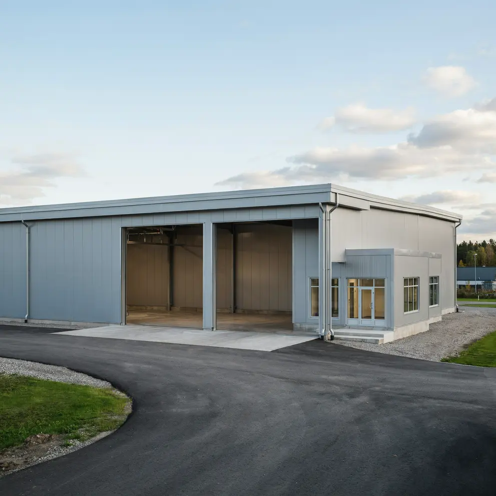 bygga stalhall lager industrifastighet uppsala stockholm